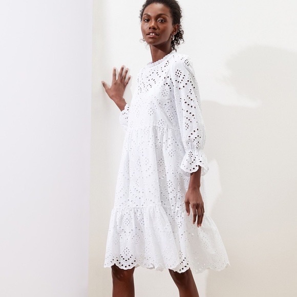 Banana Republic Eyelet Dress - Picture 1 of 14